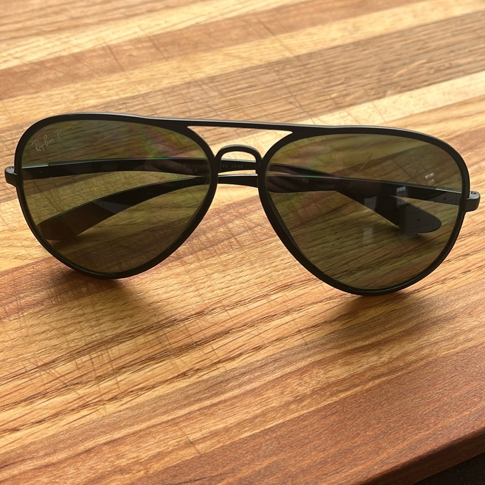 Ray-Ban Polarized Plastic Aviators - liteforce